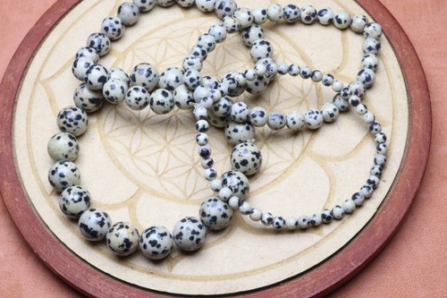 Bracelet jaspe dalmatien - bracelet,