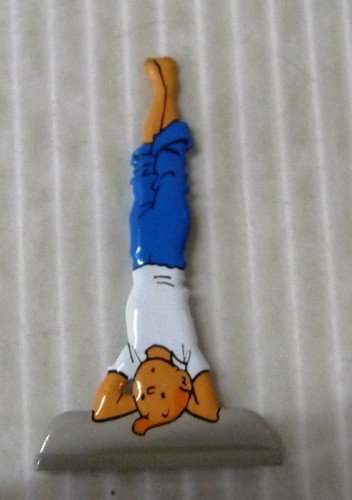 Figurine plate tintin yoga - figurine,