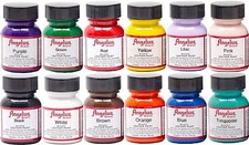 Angelus Acrylic Shoes Boots Handbags Leather Paint/Dye 1 oz/29.5 mL