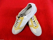 Ascot Chaussure Basse Baskets Dames pour Hommes Blanc Jaune Bottes 40 41