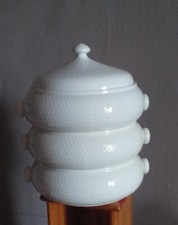 Couscoussier céramique blanc