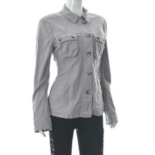 Veste en denim cargo militaire