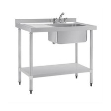 Plonge inox simple évier