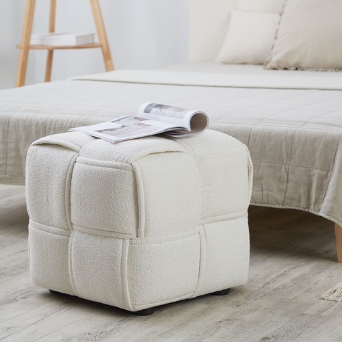Pouf tabouret rembourré - tabouret,