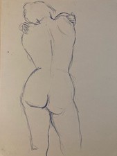 Très Beau Dessin Encre Art