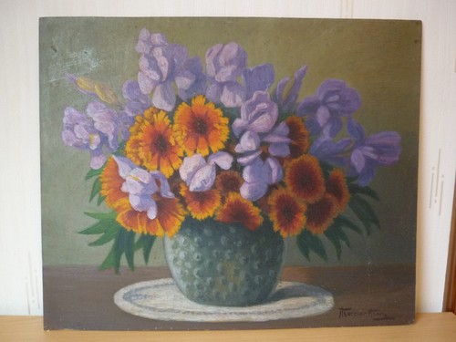 Tableau ancien huile sur - tableau,