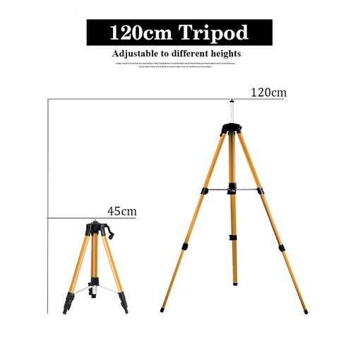 Trépied niveau laser 2m - niveau, 1.2m