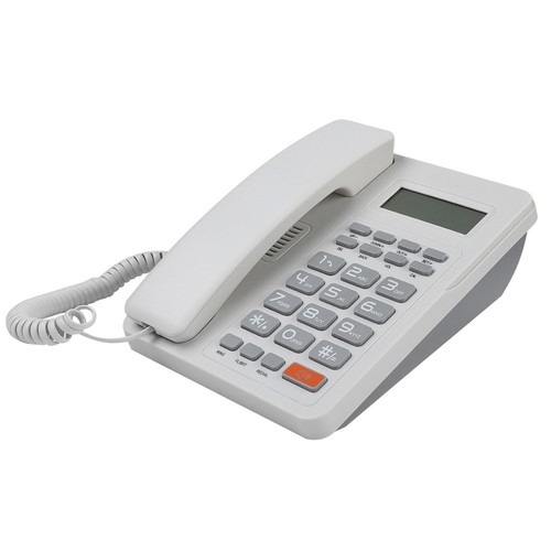 Téléphone fixe moderne - téléphone, avec