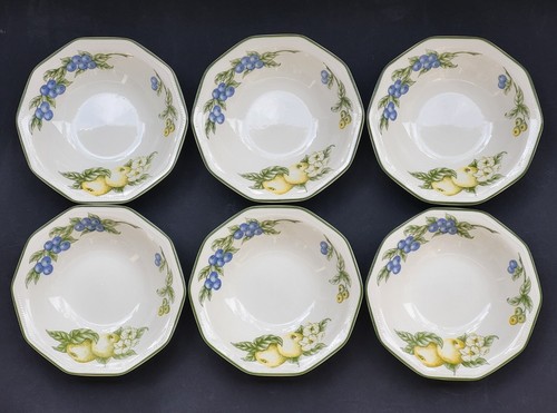 Assiettes creuses porcelaine - 6,