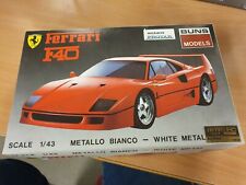 kit a monter PROTAR  BUNS MODELS 1/43 FERRARI F 40 neuf en boite jamais ouvert