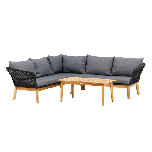 Salon angle jardin - d'angle,