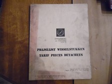 ZUNDAPP – tarif pièces