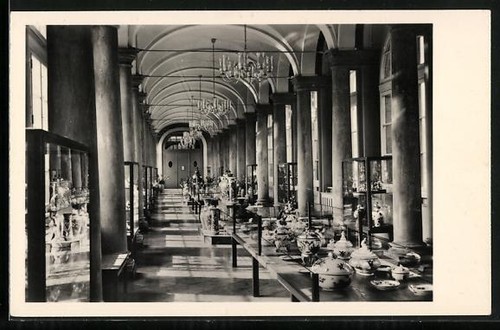 Carte postale dresde galerie - postale, dresde,