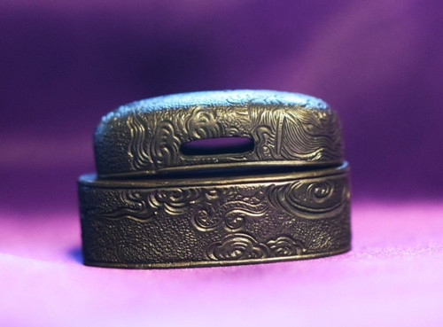 Fuchi kashira pour samouraï - pour,