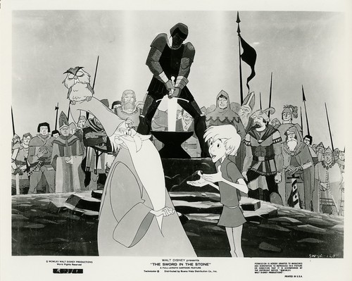 Walt disney merlin the sword - merlin,