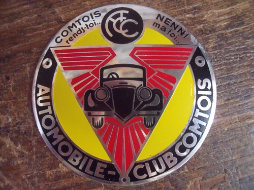 Badge automobile club comtois - badge,
