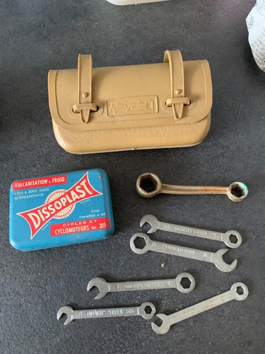 Ancienne sacoche trousse - trousse, à