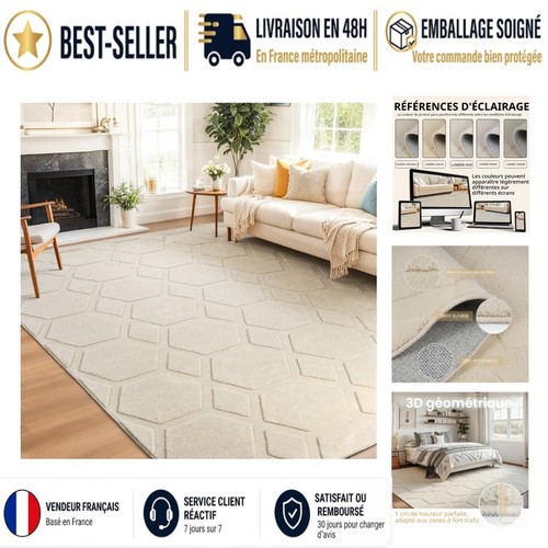 Homcomodar tapis salon beige - homcomodar,