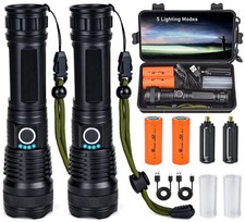 2Pcs Lampe Torche Led Ultra