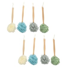  8 Pcs Brosse Exfoliante Épurateur De Dos Douche Pour Hommes Femmes