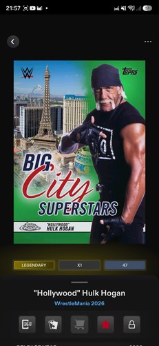 Hulk hogan 25cc legendary - hulk,