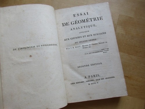 Essai geometrie analytique - de,