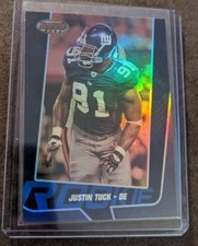 JUSTIN TUCK 2005 BOWMAN'S BEST ROOKIE CARAD #280 /1399 NM Condition Refractor