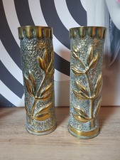 2 DOUILLES OBUS Sculptées ART