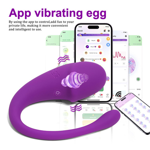 Vibromasseur egg dildo spots - egg,