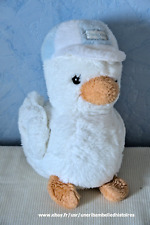 doudou peluche canard blanc