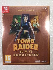 TOMB RAIDER IV-V-VI (4-5-6) REMASTERED - DELUXE SWITCH EURO NEW (GAME IN ENGLISH
