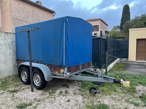 Remorque saris double essieu - saris,