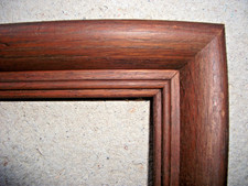 Cadre ancien en bois de teck