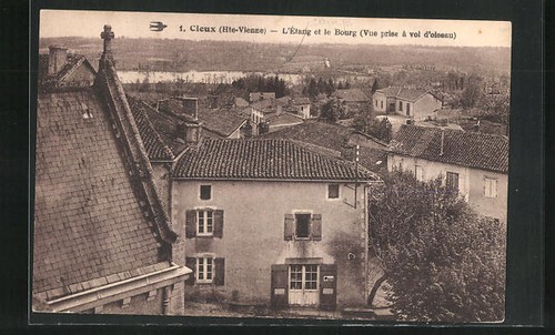 Cpa cieux etang - cieux,, l´etang