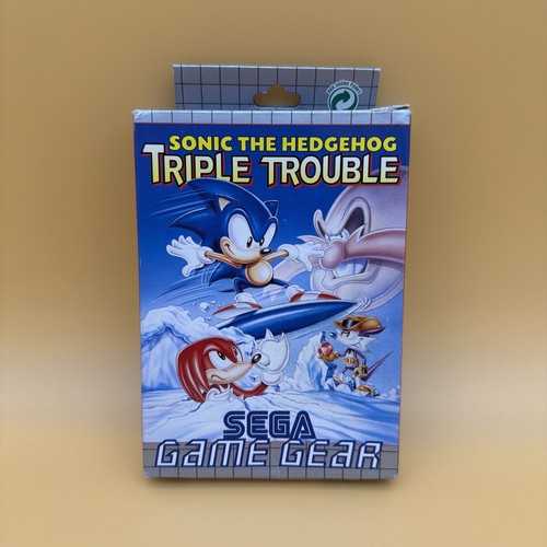 Sega game gear sonic triple - game,
