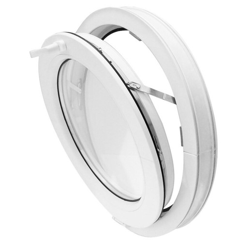 Fenêtre ronde blanche - , à