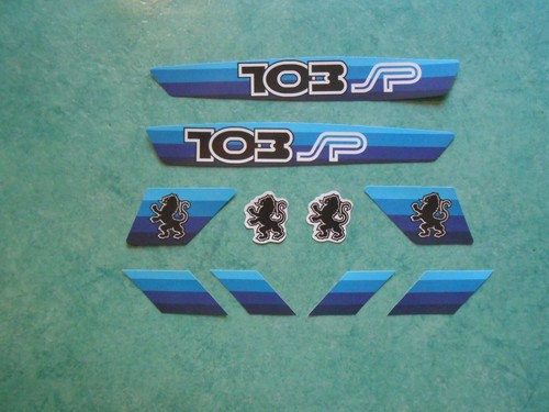 Lot autocollants peugeot 103 - lot,