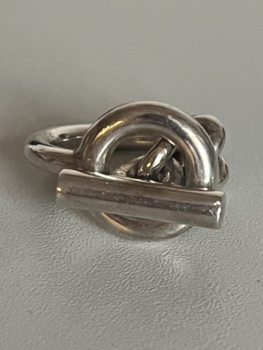 7366 bague hermès croisette - 7366-,