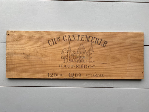 Ancienne estampe caisse vin - , en