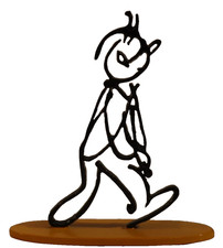 Tintin -Sculpture Alph -Art -