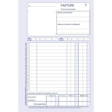 [2121] Elve Manifold FACTURES 210 x 140 mm 50 feuillets Dupli