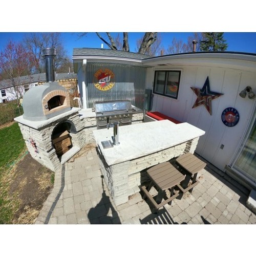 Brick pizza oven - brick, in