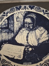 Assiette Vintage murale peint
