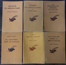 AGATHA CHRISTIE  LOT DE 6
