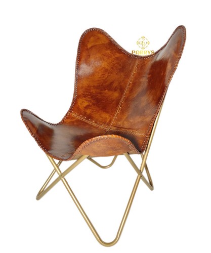 Cuir marron papillon - papillon, salon