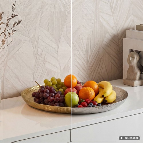 Coupe fruits alu ronde 50cm - coupe,