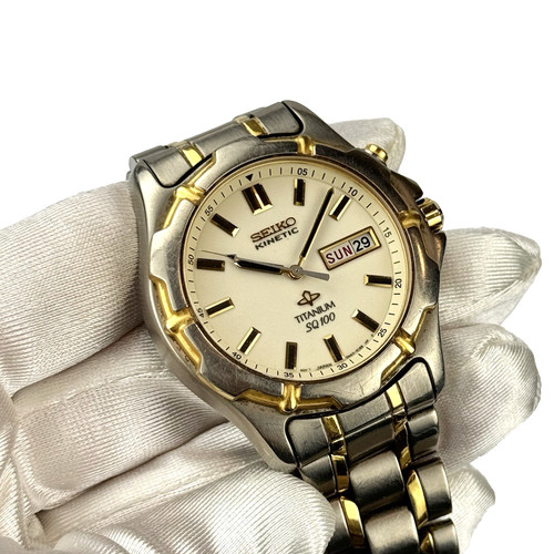 Seiko kinetic titanium - titanium, sports