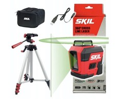 Laser à lignes croisées Skil 1961 DA + Trépied 30m vert 360° MT1E1961DA