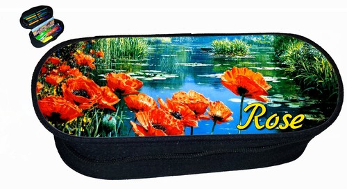 Trousse crayons fleur - à,