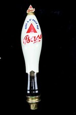 Bass & Co Pale Ale Black Cream Gold Seal Ceramic Beer Tap Handle